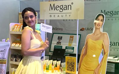 Megan slays at Megan Beauty Booth